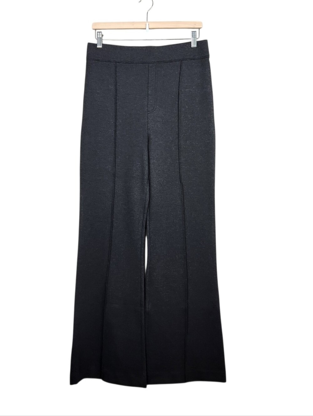 SPANX Ponte Flare Black Supersmooth Perfect Fit Stretch Pants Womens Size XL